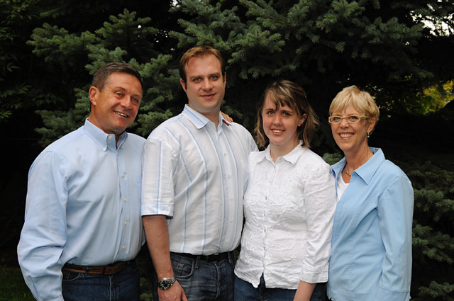 A photo of the Cook Family.
