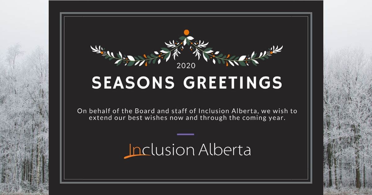 Seasons Greetings from Inclusion Albert