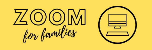 Zoom for families with icon of computer screen